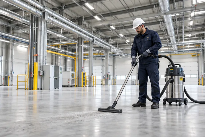 Fabrika İnşaat Sonrası ve Tadilat Temizliği uygulama görseli